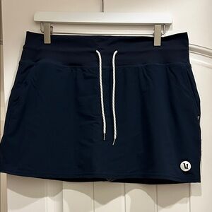 Vuori Dark Blue Performance Skirt